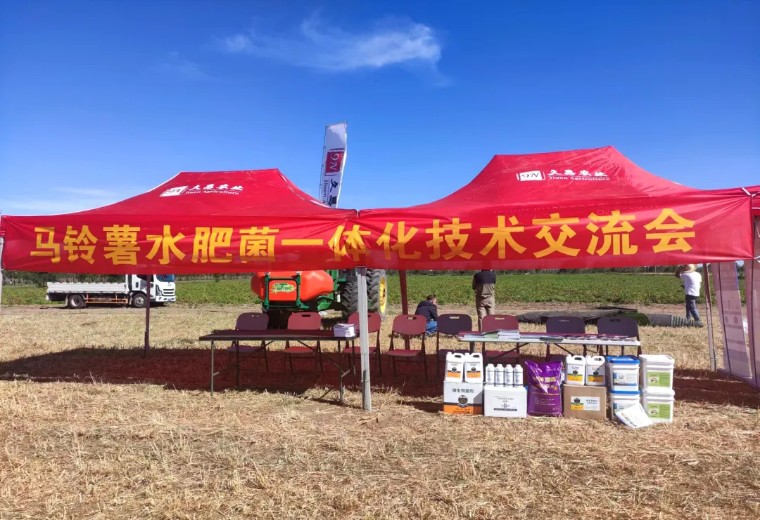 “乡”约沽源 “薯”光无限 | 豪运国际生物亮相久恩农业田间开放日